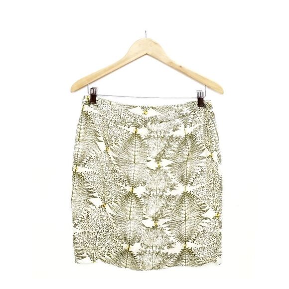 MCGINN FERN PRINT WATERFALL FRONT SKIRT SIZE 6 - Picture 3 of 6